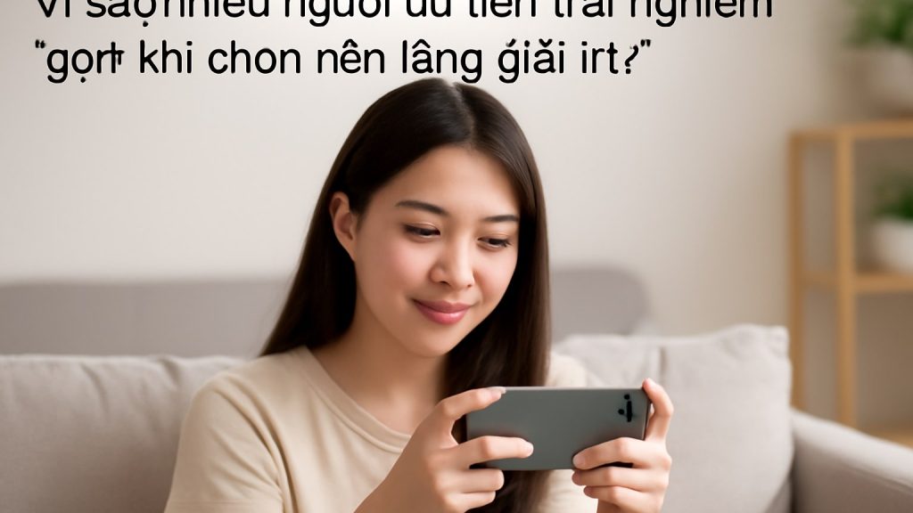 Minh họa: Vì sao nhiều người ưu tiên trải nghiệm “gọn” khi chọn nền tảng giải trí?